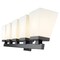 Z-Lite Astor 5 Light Vanity, Matte Black & Etched Opal 1937-5V-MB - alternate 2